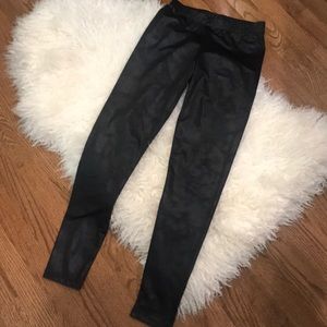 Faux leather leggings